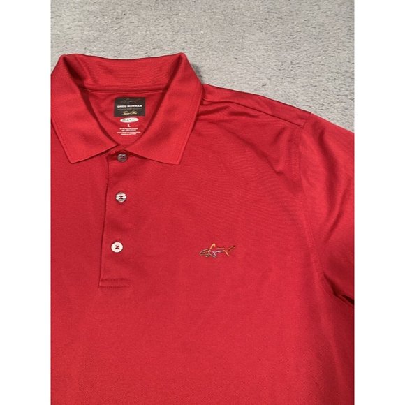4 Mens Shirts Collared Polo Short Sleeve Tommy Bahama Greg Norman Green Large L - Picture 13 of 16